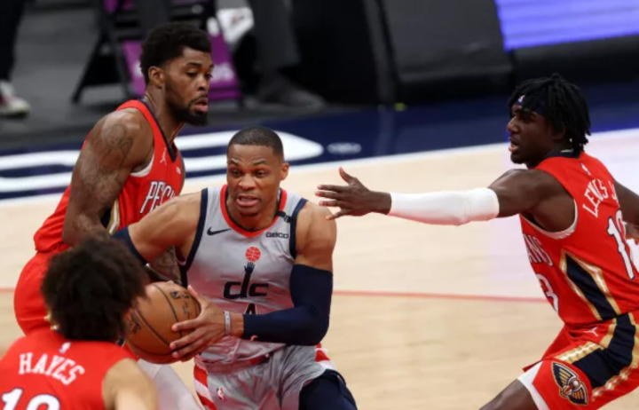 南韩男篮碾压鹈鹕,威斯布鲁克送出助攻 南韩男篮碾压鹈鹕,威斯布鲁克送出助攻